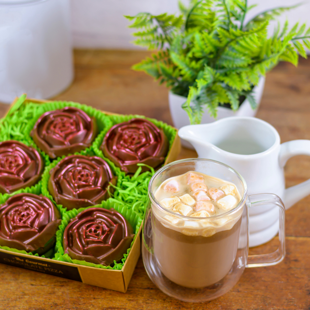 Rose Hot Chocolate Bombs | Luxury Chocolate Gifts